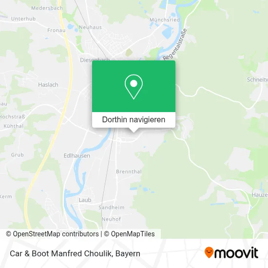 Car & Boot Manfred Choulik Karte