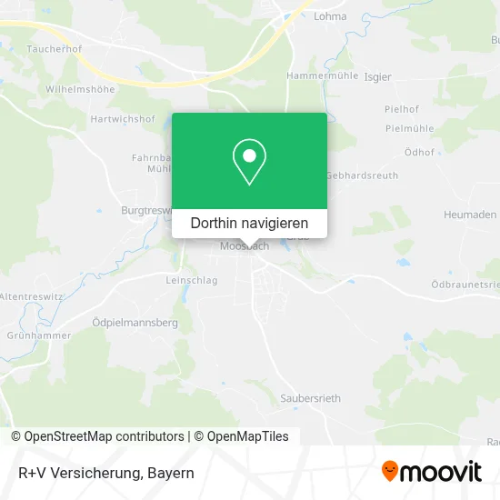 R+V Versicherung Karte