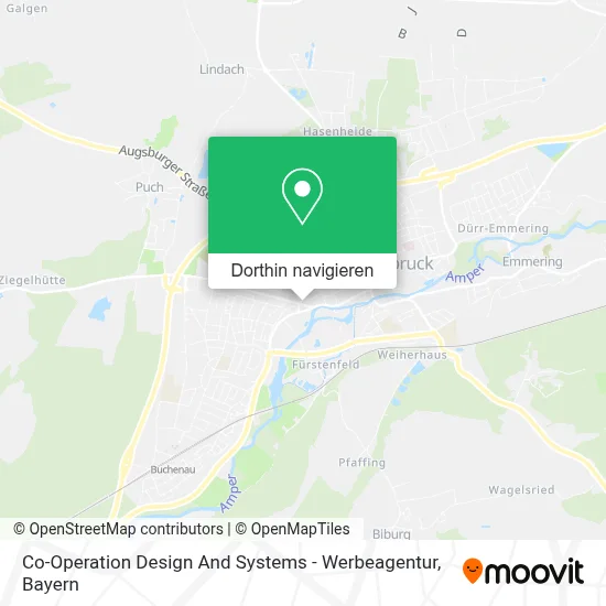 Co-Operation Design And Systems - Werbeagentur Karte