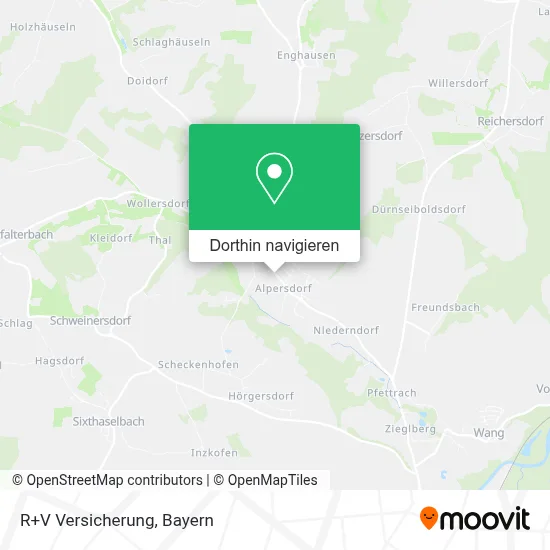 R+V Versicherung Karte