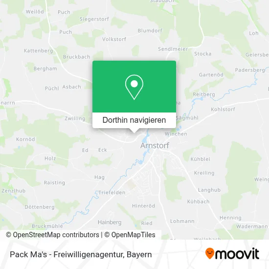 Pack Ma's - Freiwilligenagentur Karte