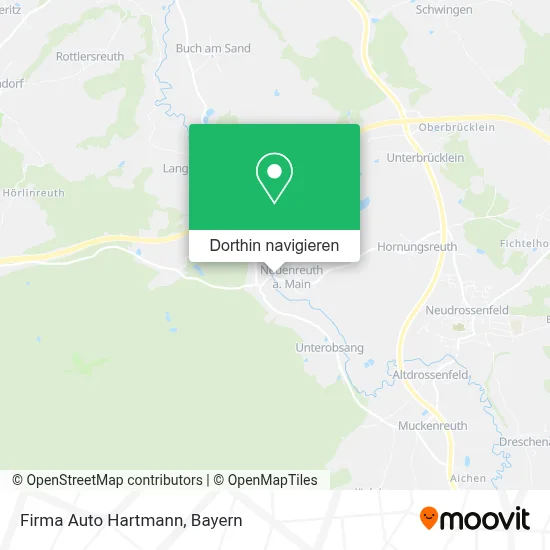 Firma Auto Hartmann Karte