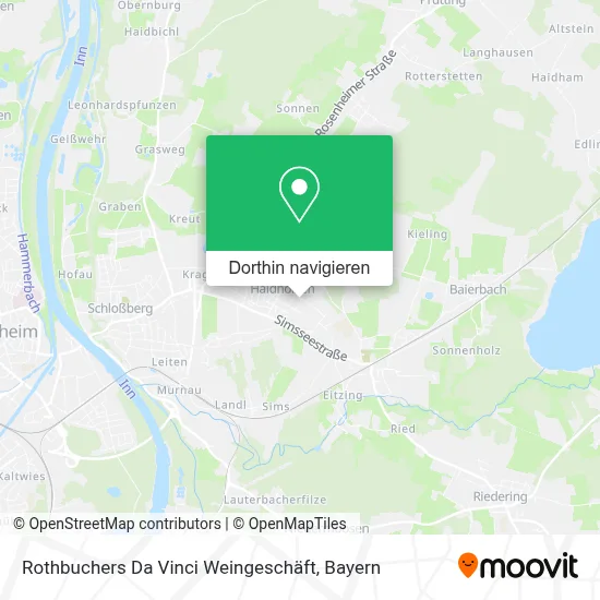 Rothbuchers Da Vinci Weingeschäft Karte