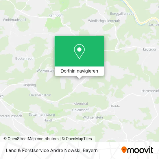 Land & Forstservice Andre Nowski Karte