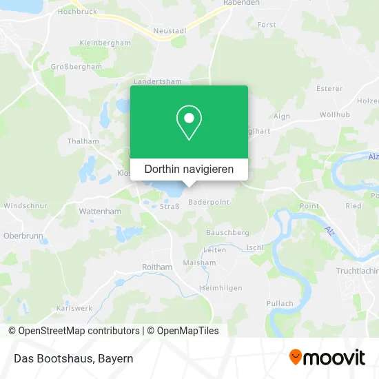Das Bootshaus Karte