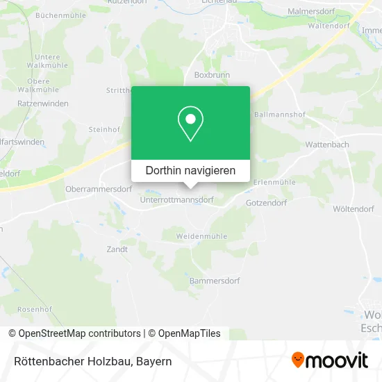 Röttenbacher Holzbau Karte