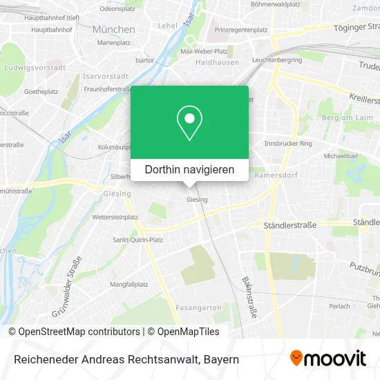 Reicheneder Andreas Rechtsanwalt Karte