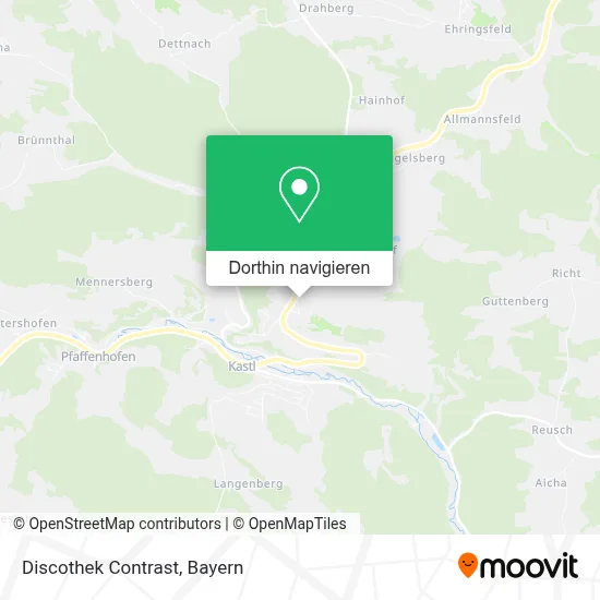 Discothek Contrast Karte