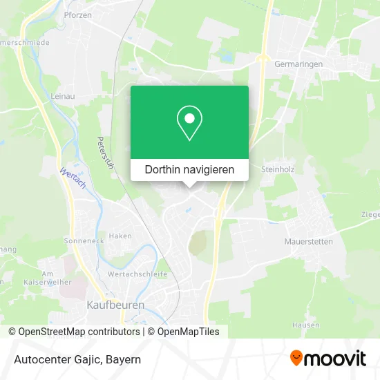 Autocenter Gajic Karte