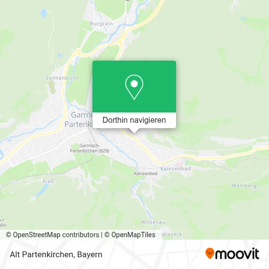 Alt Partenkirchen Karte