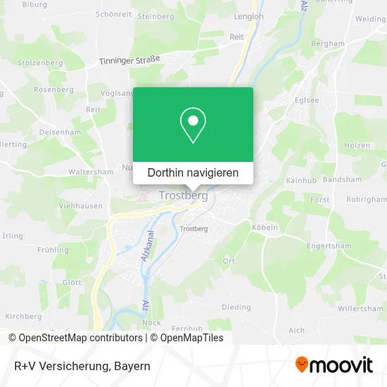 R+V Versicherung Karte