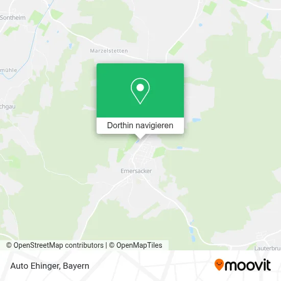 Auto Ehinger Karte