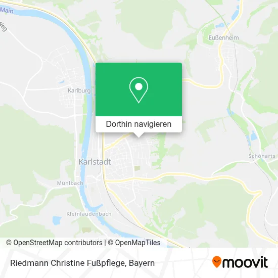 Riedmann Christine Fußpflege Karte