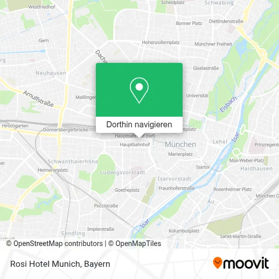 Rosi Hotel Munich Karte