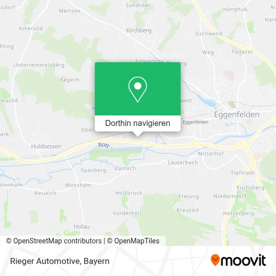 Rieger Automotive Karte