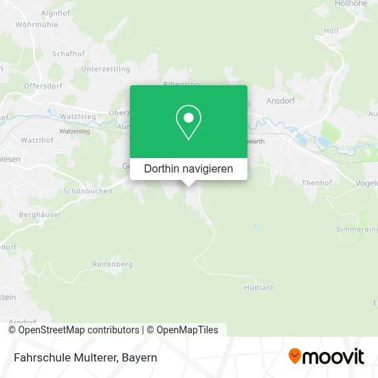 Fahrschule Multerer Karte
