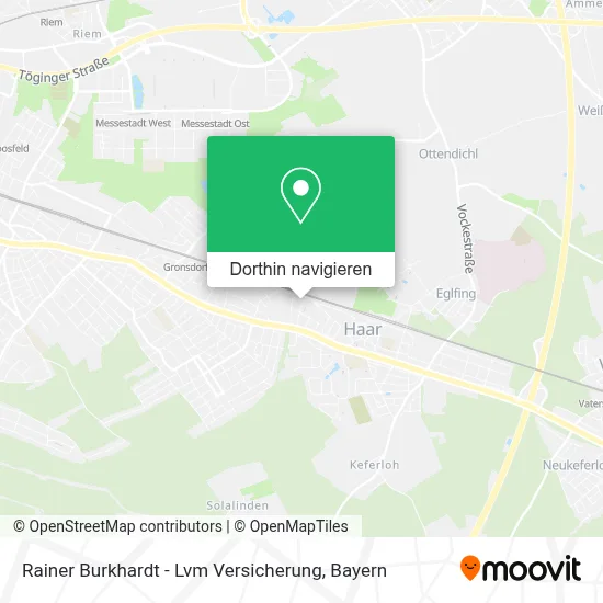 Rainer Burkhardt - Lvm Versicherung Karte