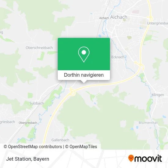 Jet Station Karte