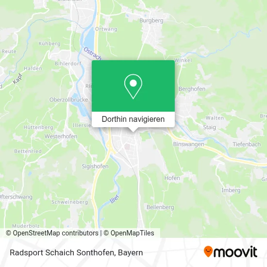 Radsport Schaich Sonthofen Karte