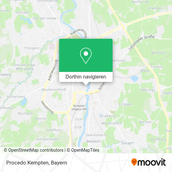Procedo Kempten Karte