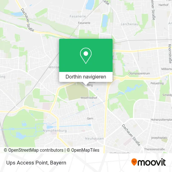 Ups Access Point Karte