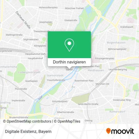 Digitale Existenz Karte