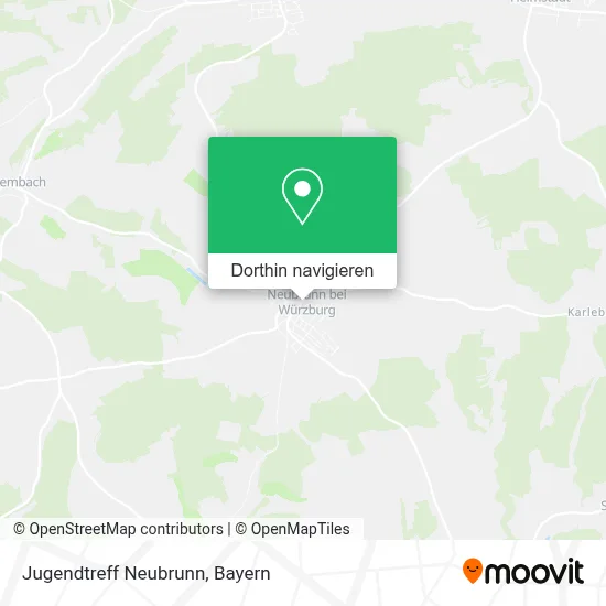 Jugendtreff Neubrunn Karte