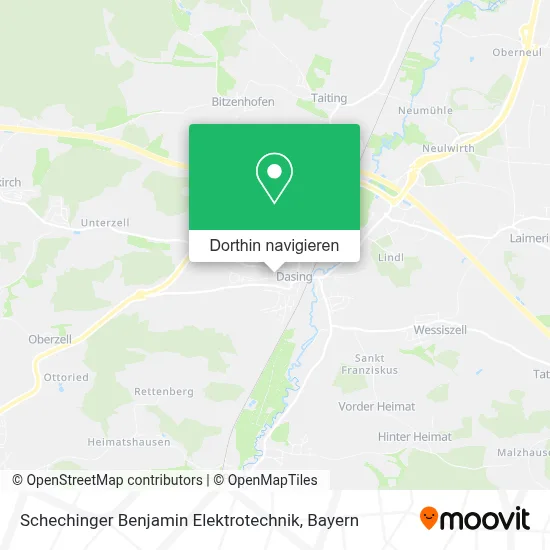 Schechinger Benjamin Elektrotechnik Karte