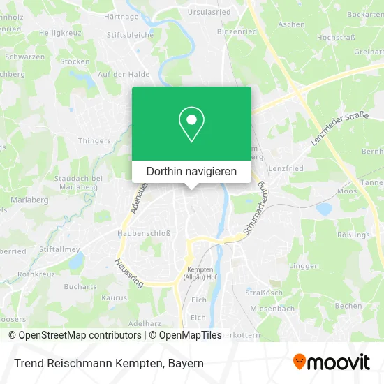 Trend Reischmann Kempten Karte