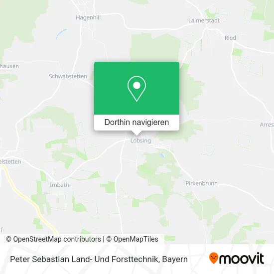 Peter Sebastian Land- Und Forsttechnik Karte