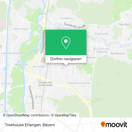 Treehouse Erlangen Karte
