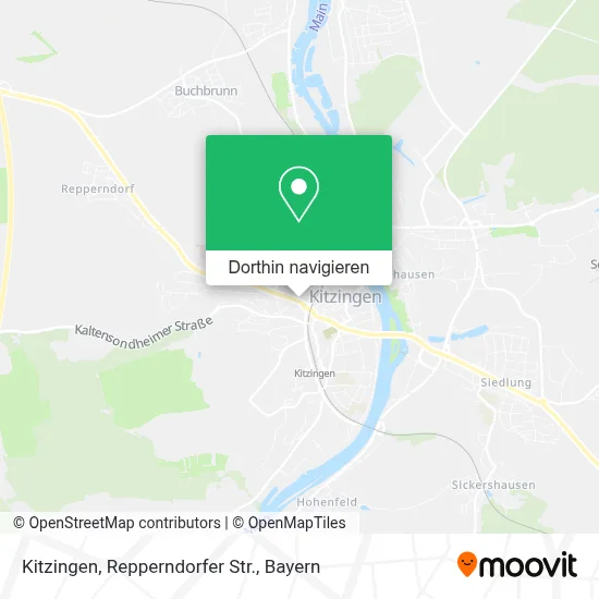 Kitzingen, Repperndorfer Str. Karte