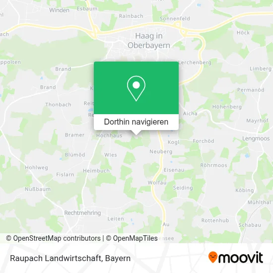 Raupach Landwirtschaft Karte