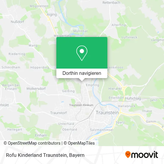 Rofu Kinderland Traunstein Karte