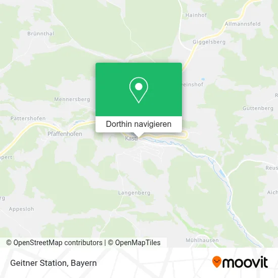 Geitner Station Karte