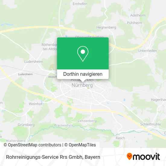 Rohrreinigungs-Service Rrs Gmbh Karte