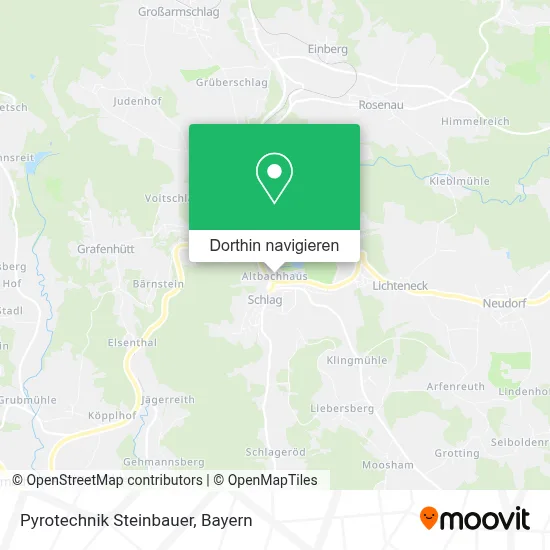 Pyrotechnik Steinbauer Karte