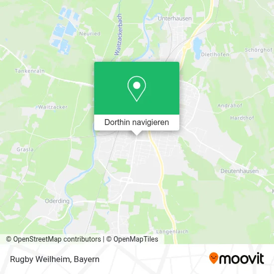Rugby Weilheim Karte