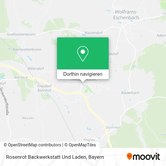 Rosenrot Backwerkstatt Und Laden Karte