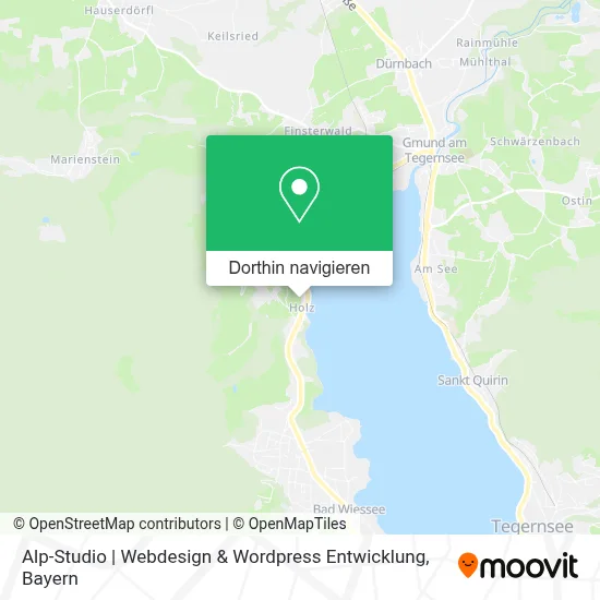Alp-Studio | Webdesign & Wordpress Entwicklung Karte