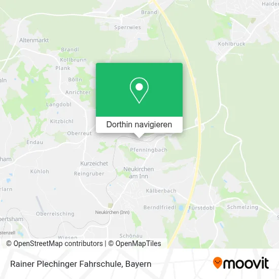 Rainer Plechinger Fahrschule Karte