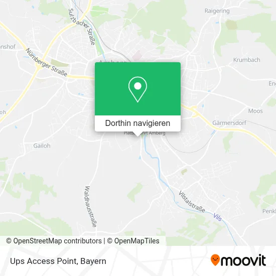 Ups Access Point Karte