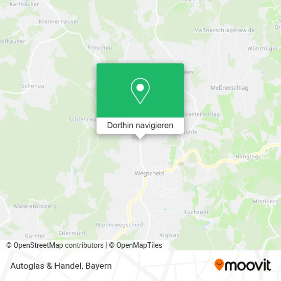 Autoglas & Handel Karte