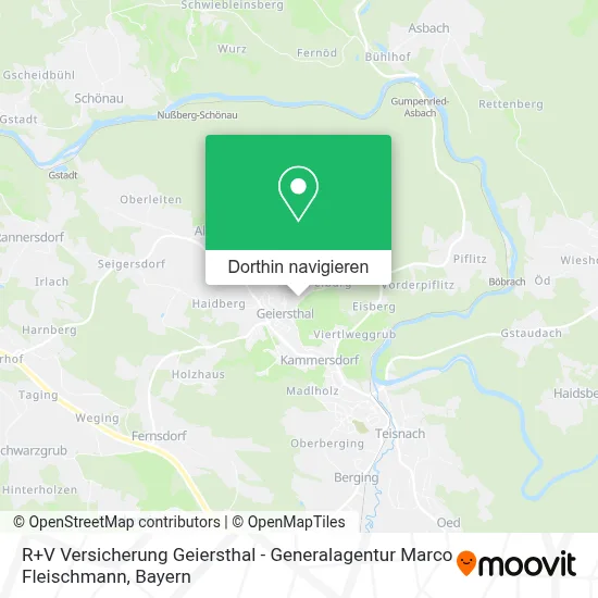R+V Versicherung Geiersthal - Generalagentur Marco Fleischmann Karte