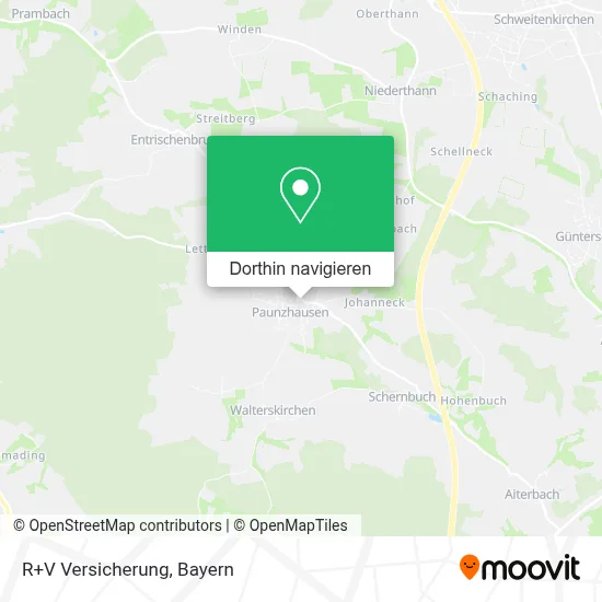 R+V Versicherung Karte