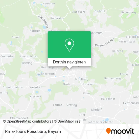Rma-Tours Reisebüro Karte