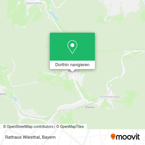 Rathaus Wiesthal Karte
