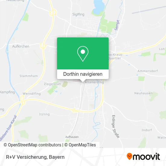 R+V Versicherung Karte