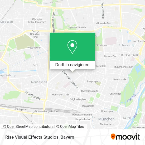 Rise Visual Effects Studios Karte