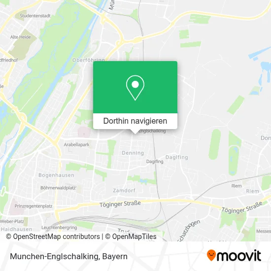 Munchen-Englschalking Karte